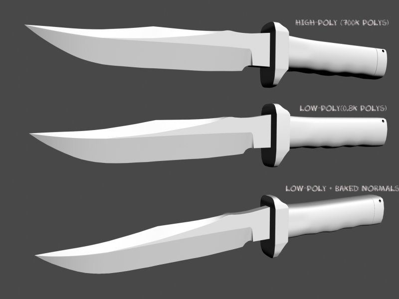 Чертеж ножа Bowie