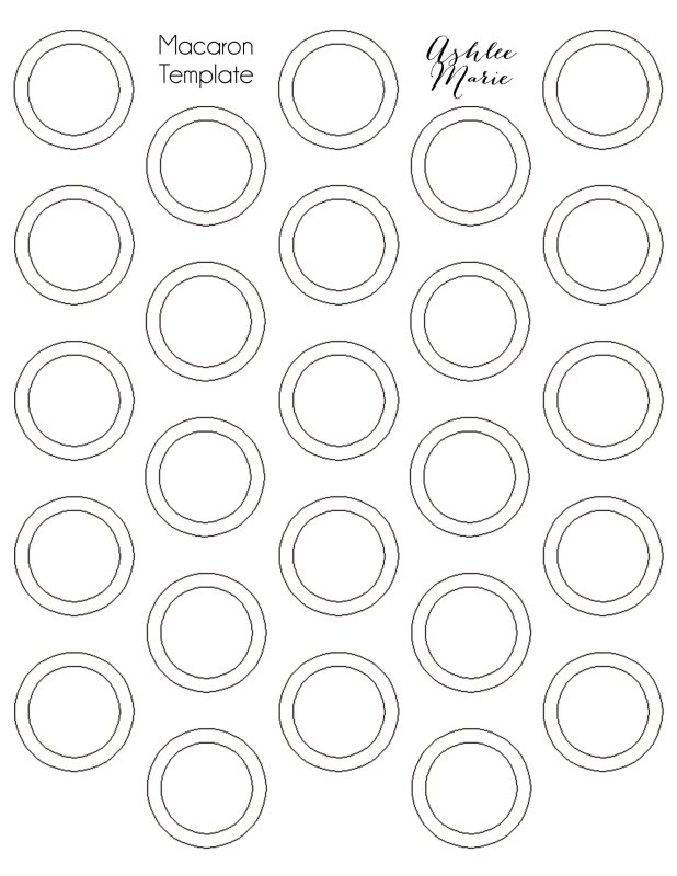 Трафарет для макаронс диаметр 4 см