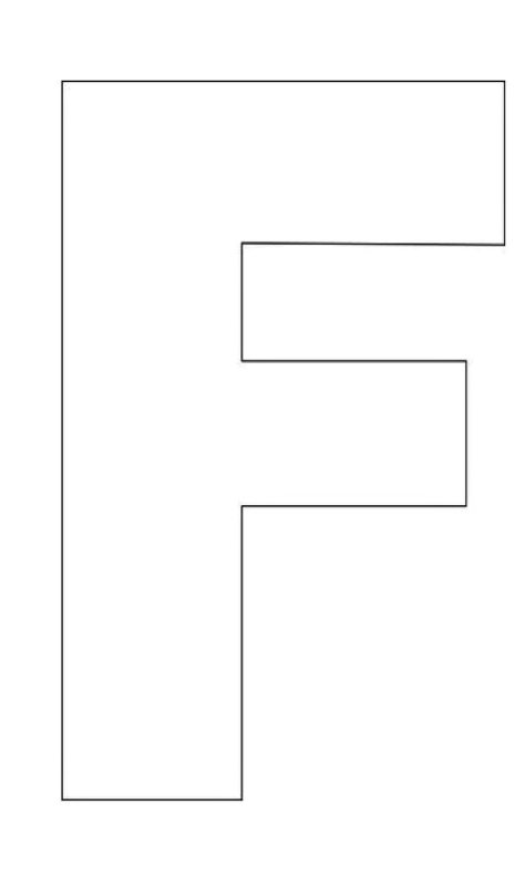 Объемная буква f