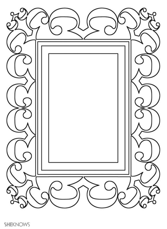 Обрамление рисунка