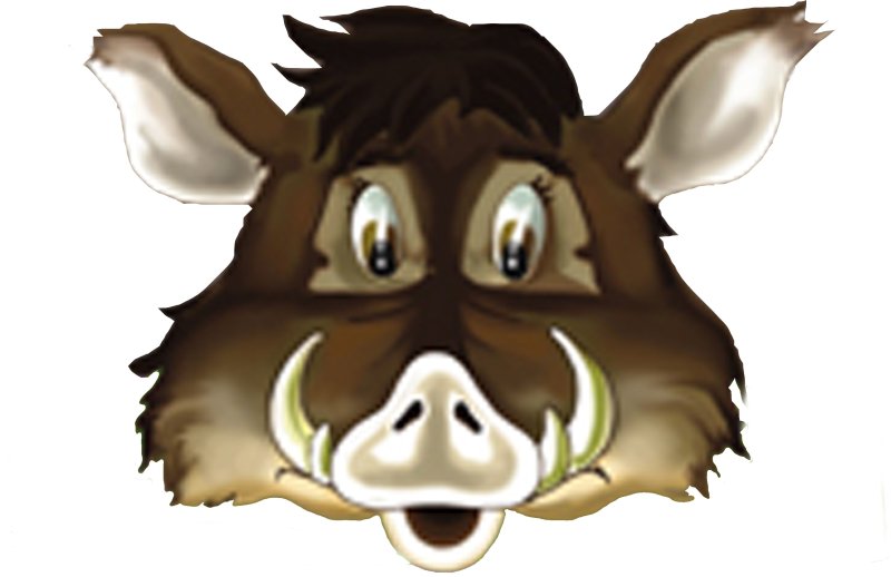 Маска кабана для детей