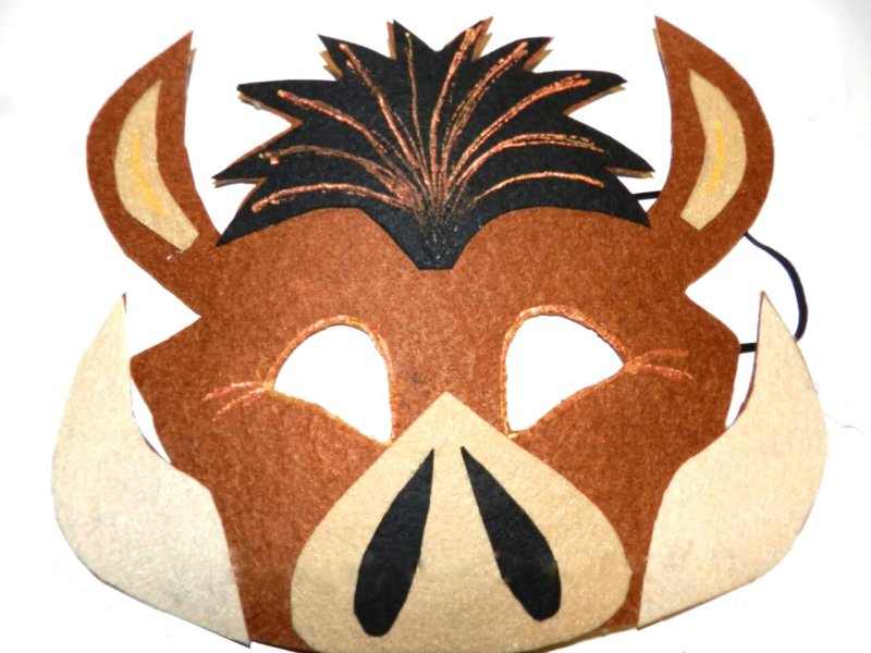 Маска кабанчика