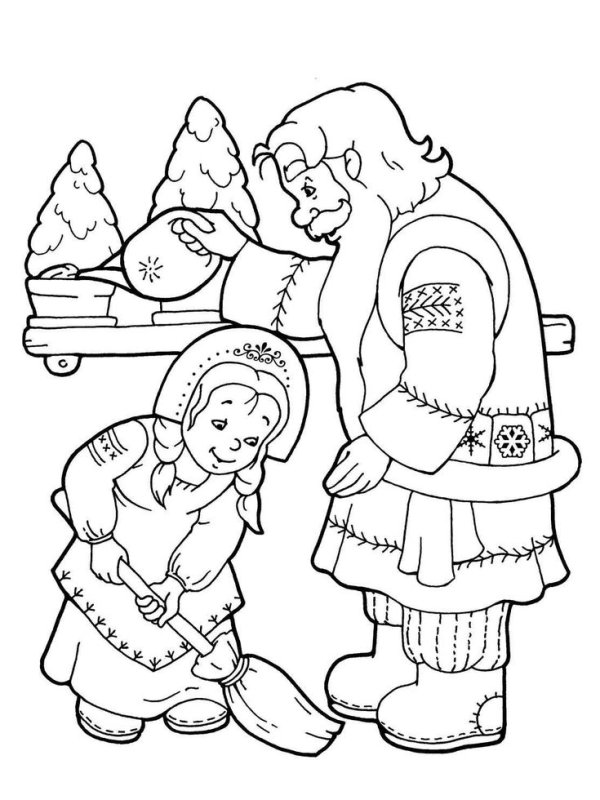 Сказка Морозко Мороз Иванович