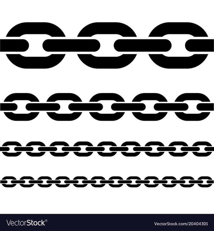 Цепь силуэт