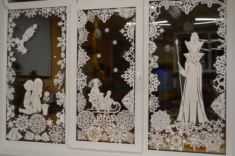 Украшение сюжетные на окна