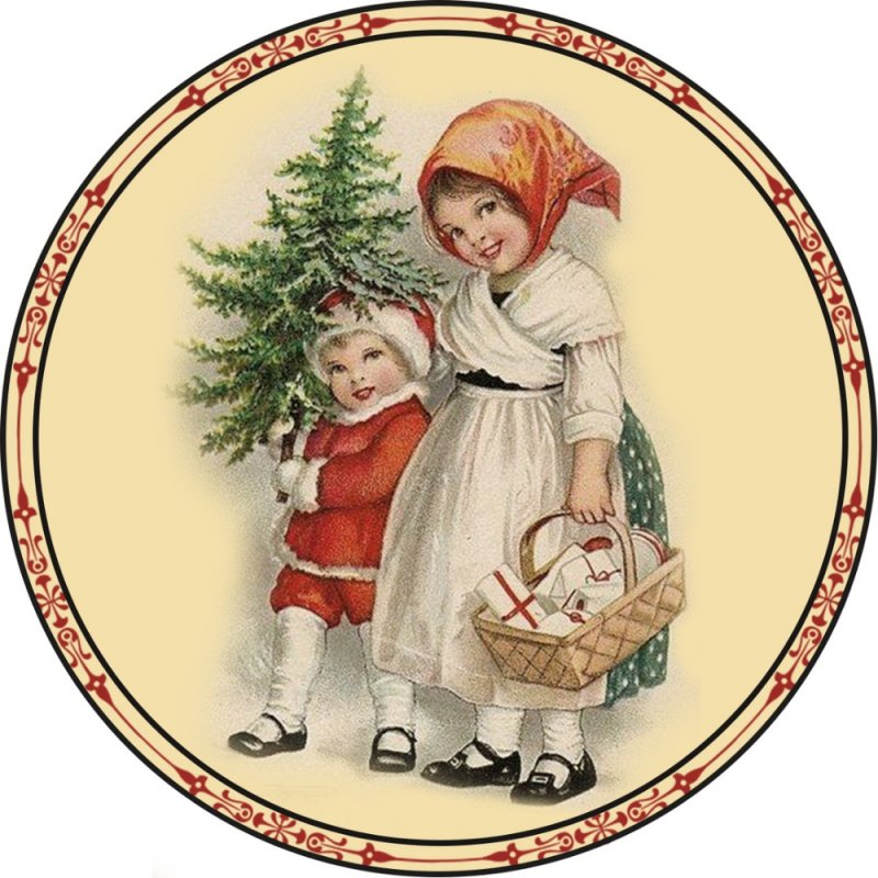 Старинные новогодние открытки