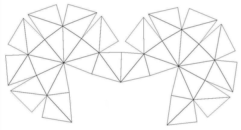 Звездчатый додекаэдр развертка