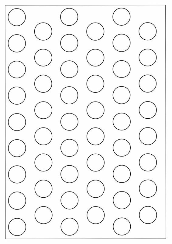 Трафарет для макаронс