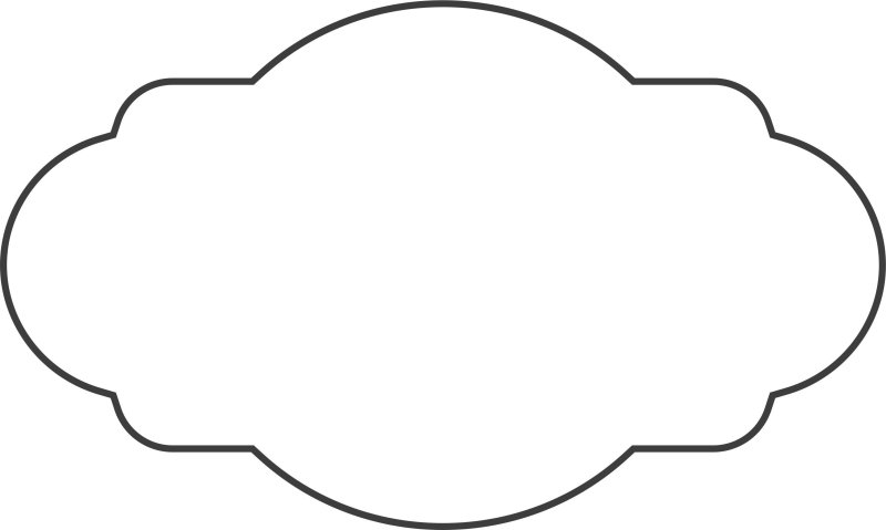 Облако раскраска