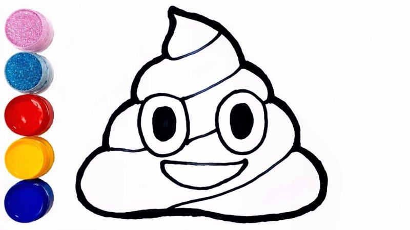 Рисунок какашки