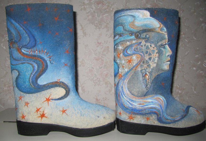 Арт-дуэт валенок