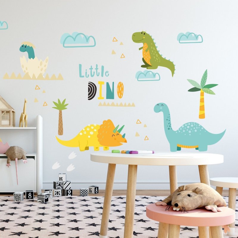 Обои в детскую комнату динозавры