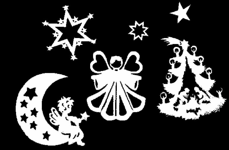 Украшения к новому году вырезать