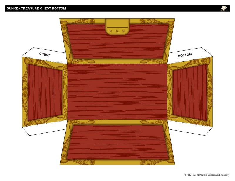 Развертка сундучка