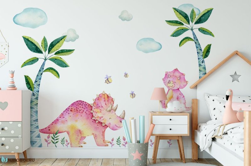 Розовые мечты обои детские