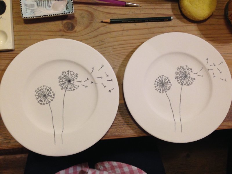 Тарелка рисунок