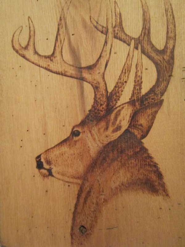 Олень для выжигания