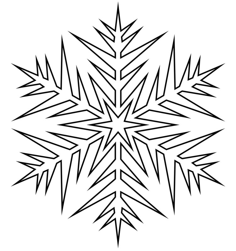 Снежинки на окна трафареты