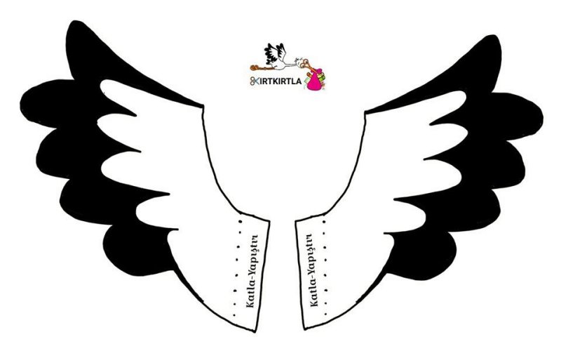 Крылышки выкройка