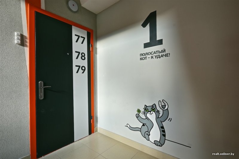 Нумерация этажей в подъезде