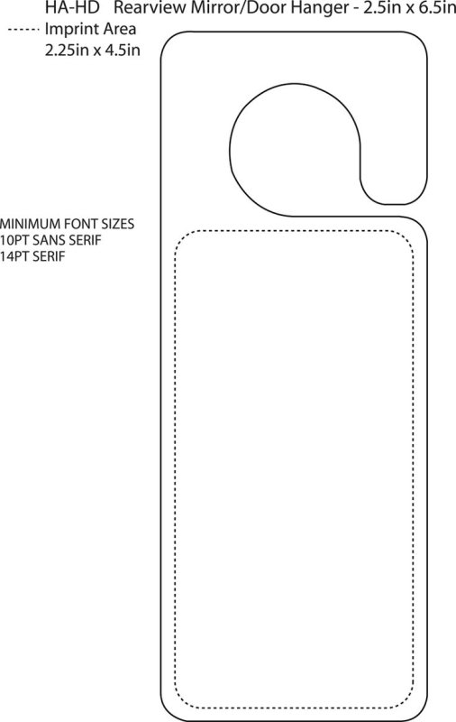 Табличка на дверную ручку трафарет