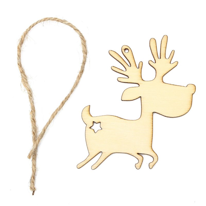 Новогодняя игрушка из фанеры олень