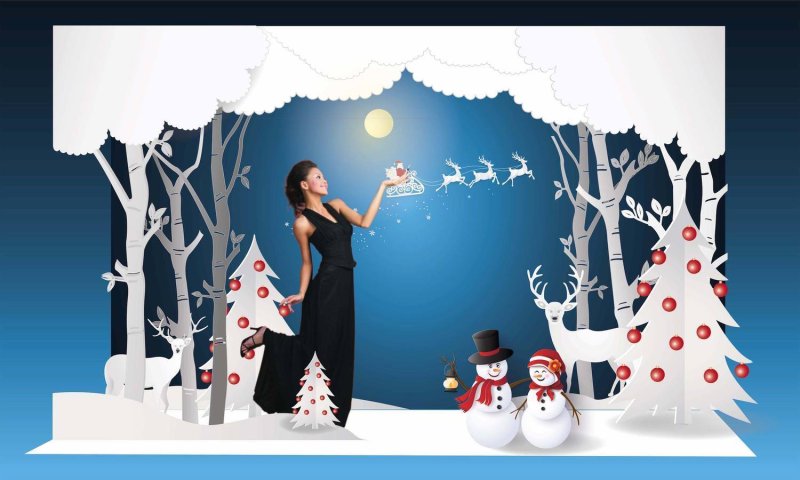 Новогодняя фотозона