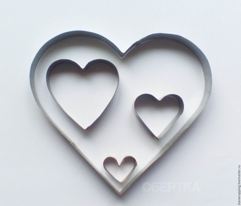 Сердце вырубка для пряников