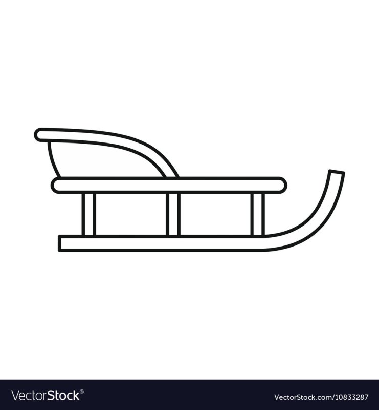 Рисование санки