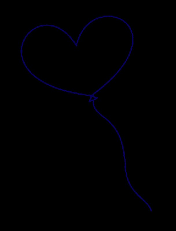 Воздушные шары раскраска