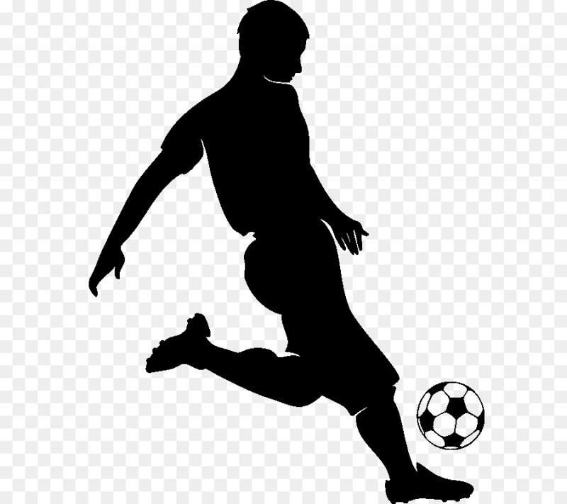 Трафарет футболиста