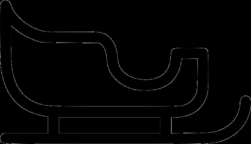 Трафарет дети на санках