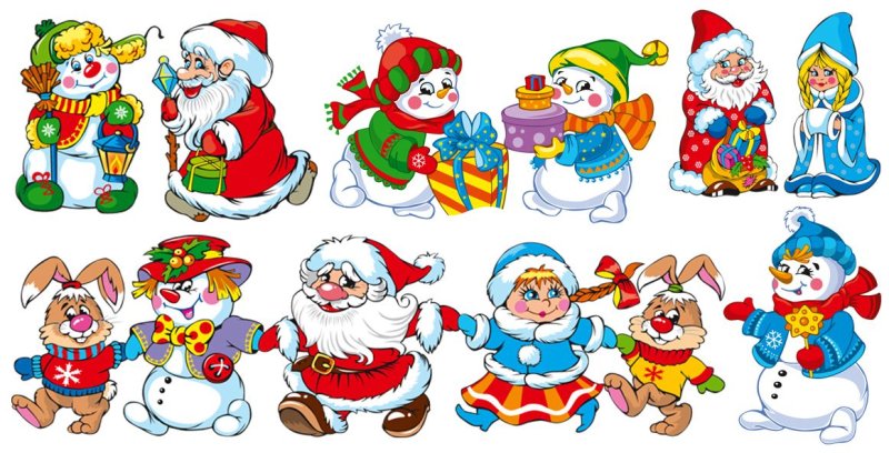 Новогодние картинки для детей