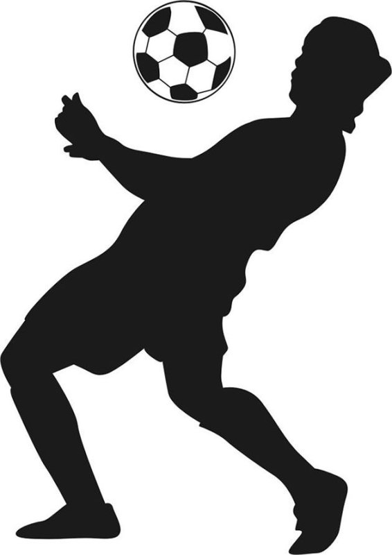 Футболист контур