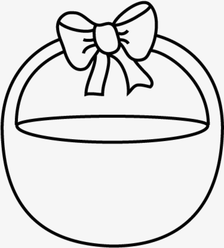 Контур корзины для вырезания