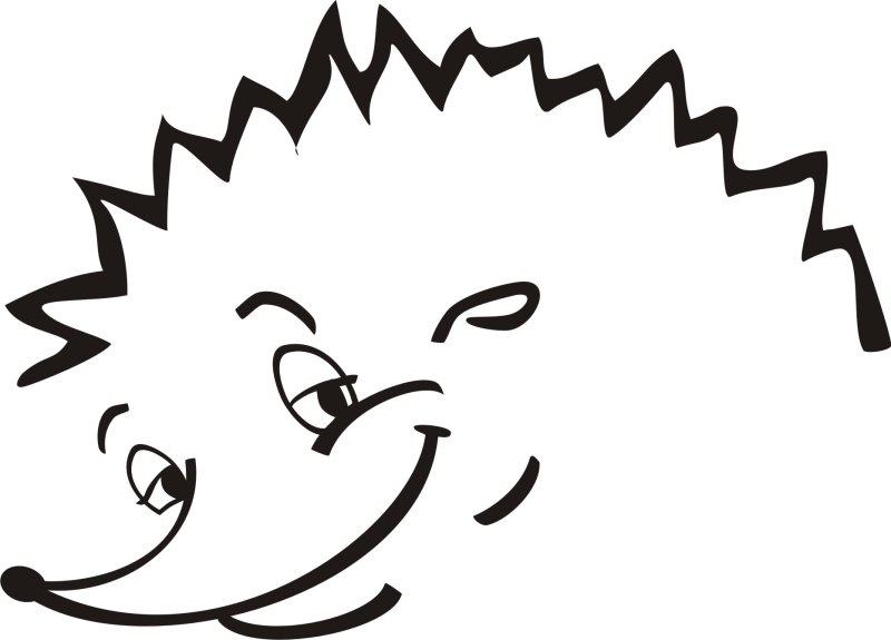 Аппликация Ежик