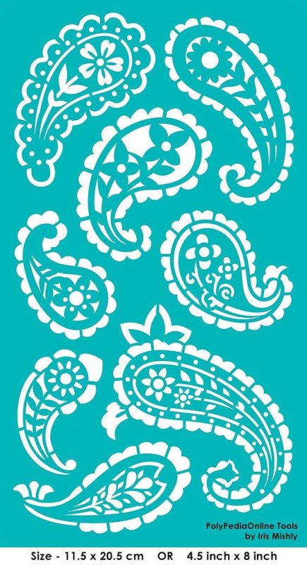 Турецкие огурцы орнамент