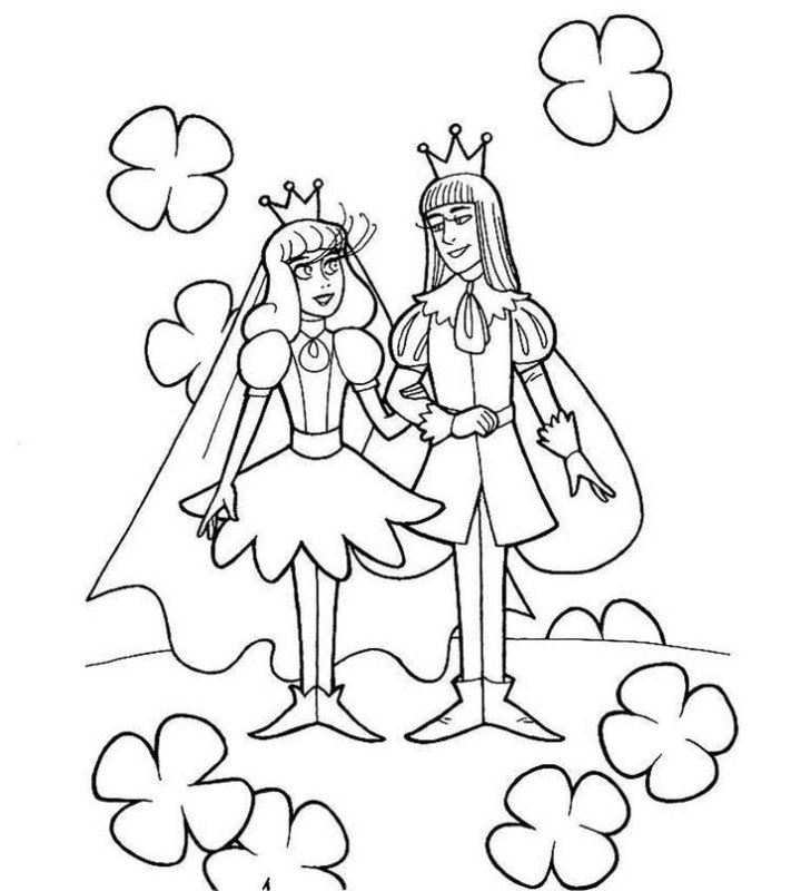 Г Х Андерсен Дюймовочка раскраска