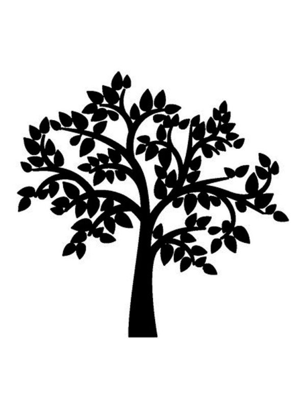 Трафарет "дерево"