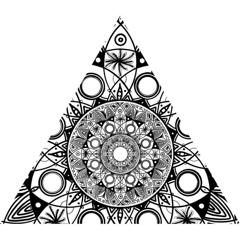 Узор треугольники