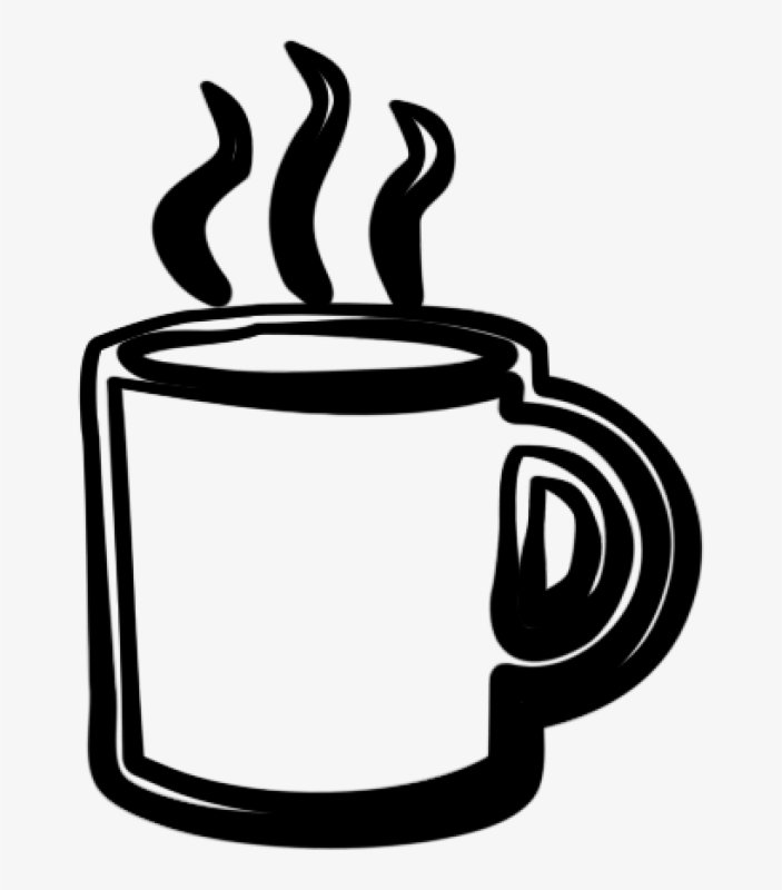 Чашка кофе нарисованная