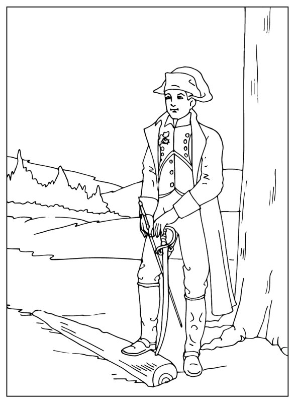 Раскраска война с Наполеоном