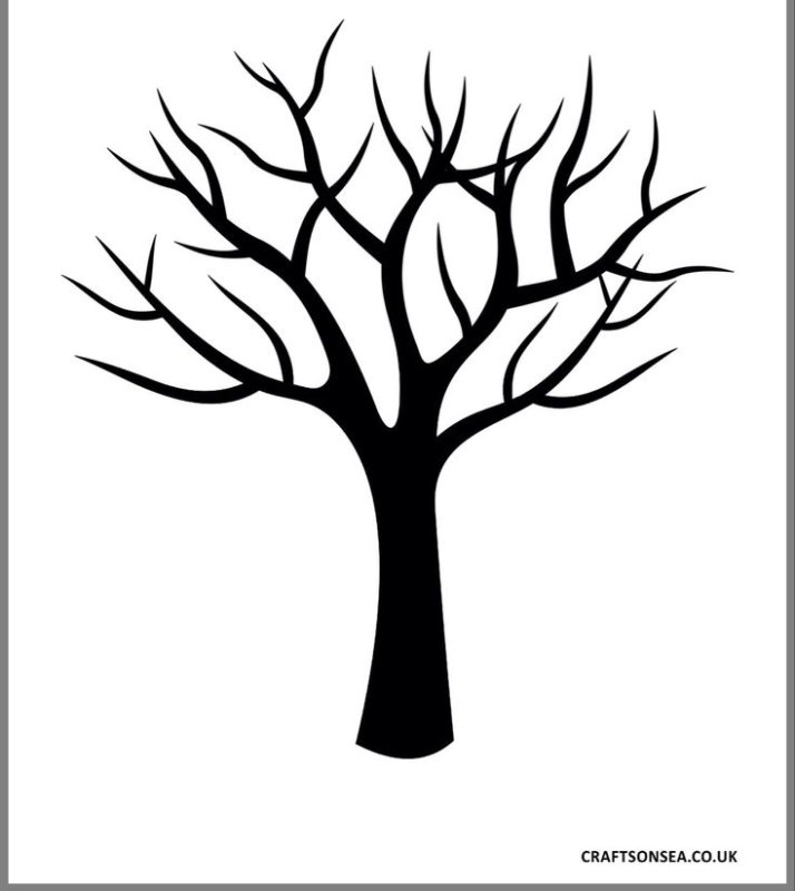 Ствол дерева для аппликации