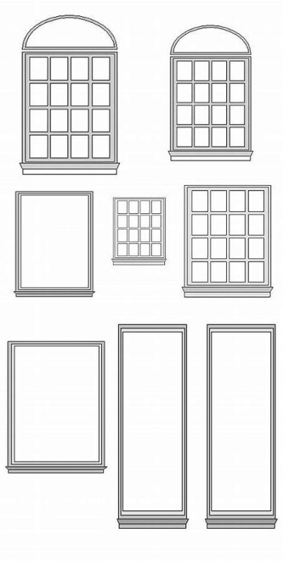 Окна для игрушечного домика