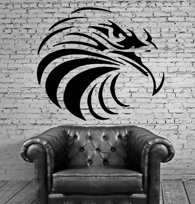 Рисунок на всю стену Орел