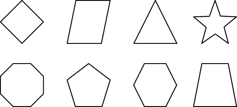 Разные геометрические фигуры