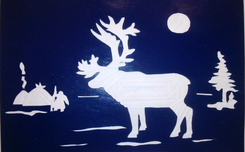 Аппликация на тему народы севера