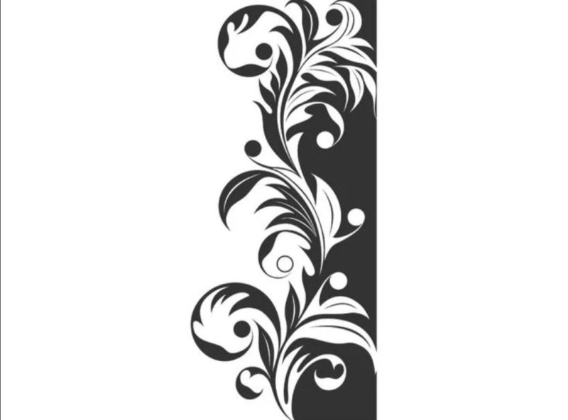 Угловые трафареты для декора