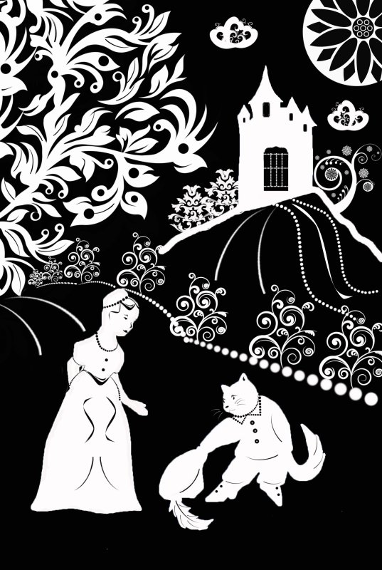 Силуэты сказочных персонажей