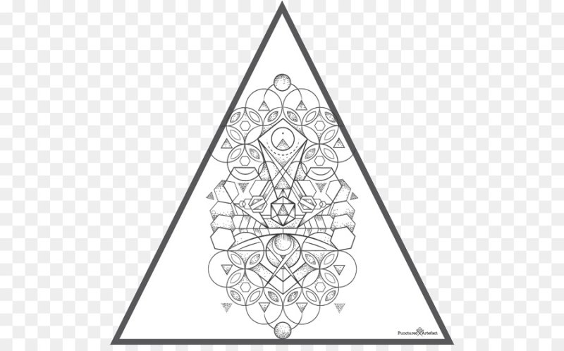 Орнамент в треугольнике